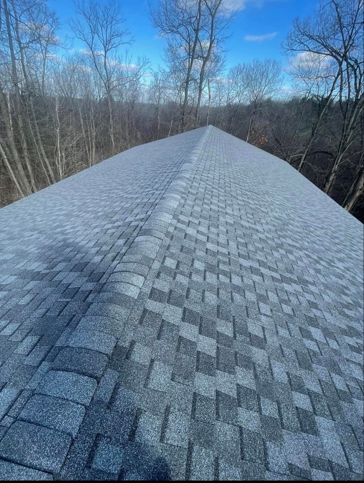 Finished CertainTeed architectural shingles